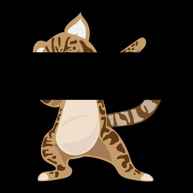 Idée de cadeau de chat Bengal Dabbing Cat