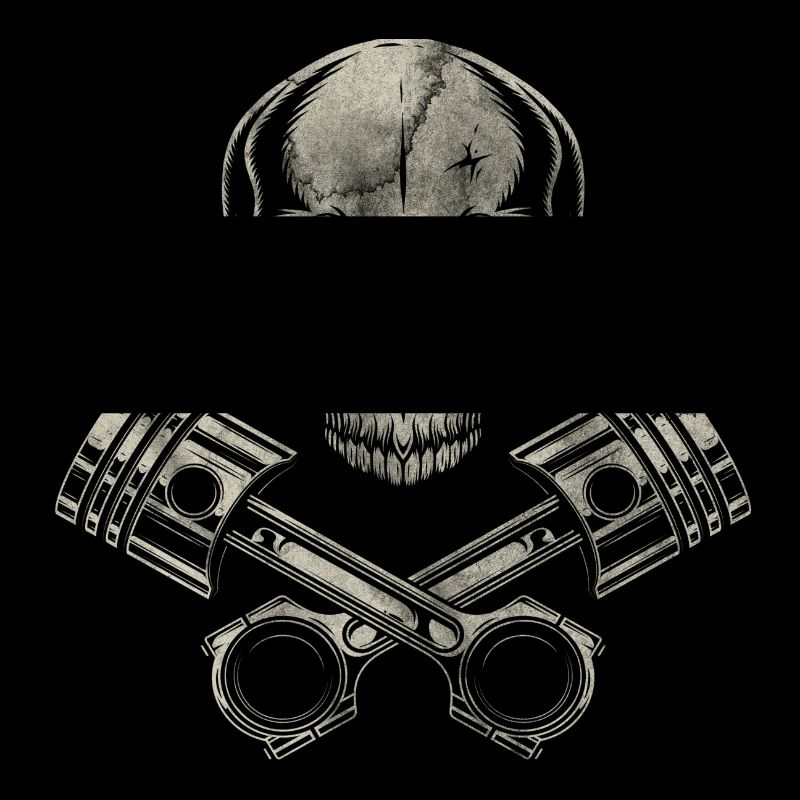 Skull mit Kolben