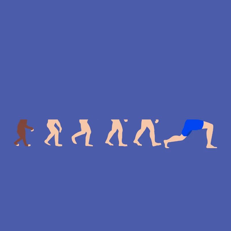 Evolution Weightlifting Bodybuilder Funny Gym