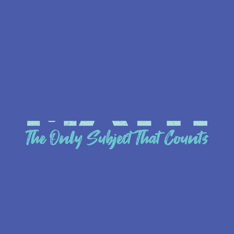 Math The Only Subject That Counts gift idea