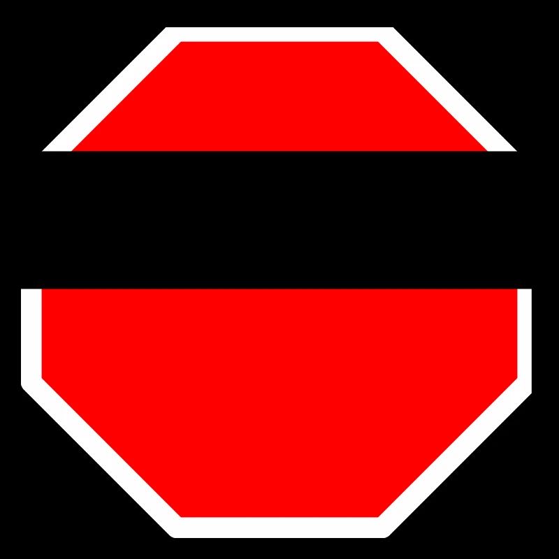 Stopschild Vorlage + DEIN TEXT