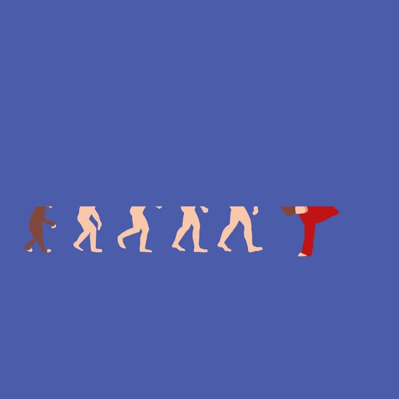 Evolution Breakdance Lustige Geschenkidee