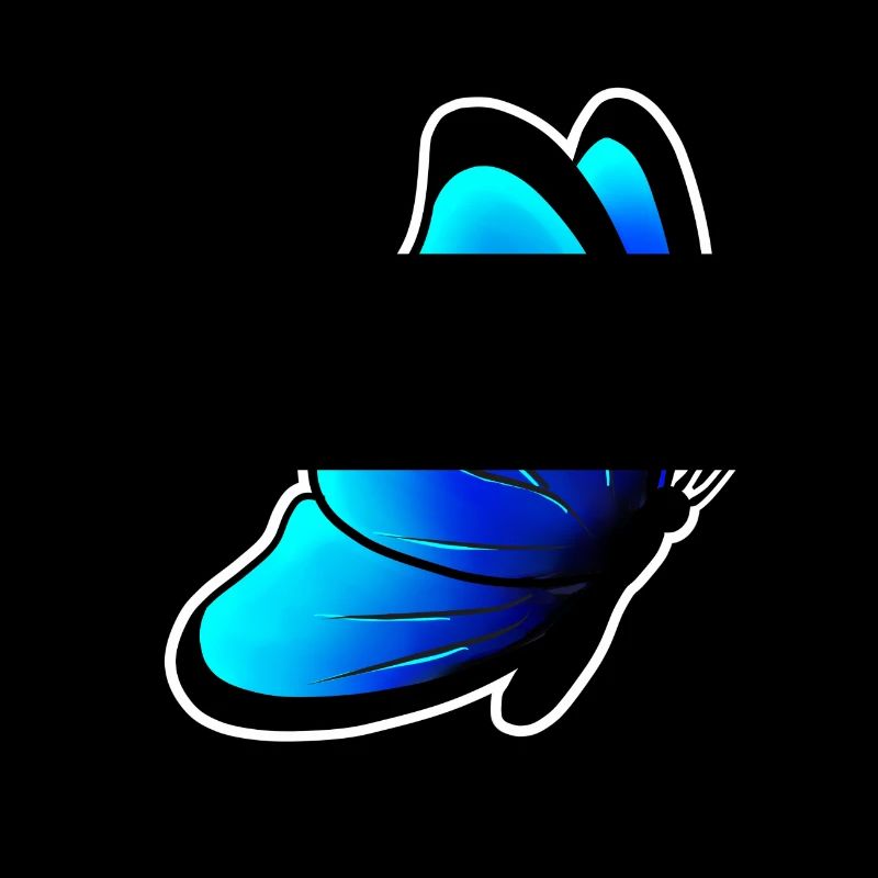 Papillon bleu