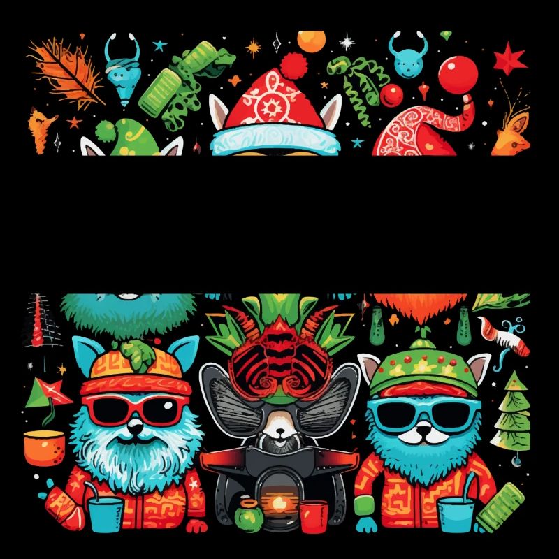 Pull de Noël moche -