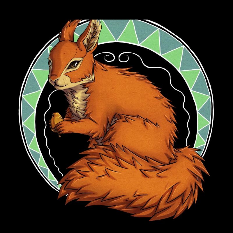 Red squirrel pattern