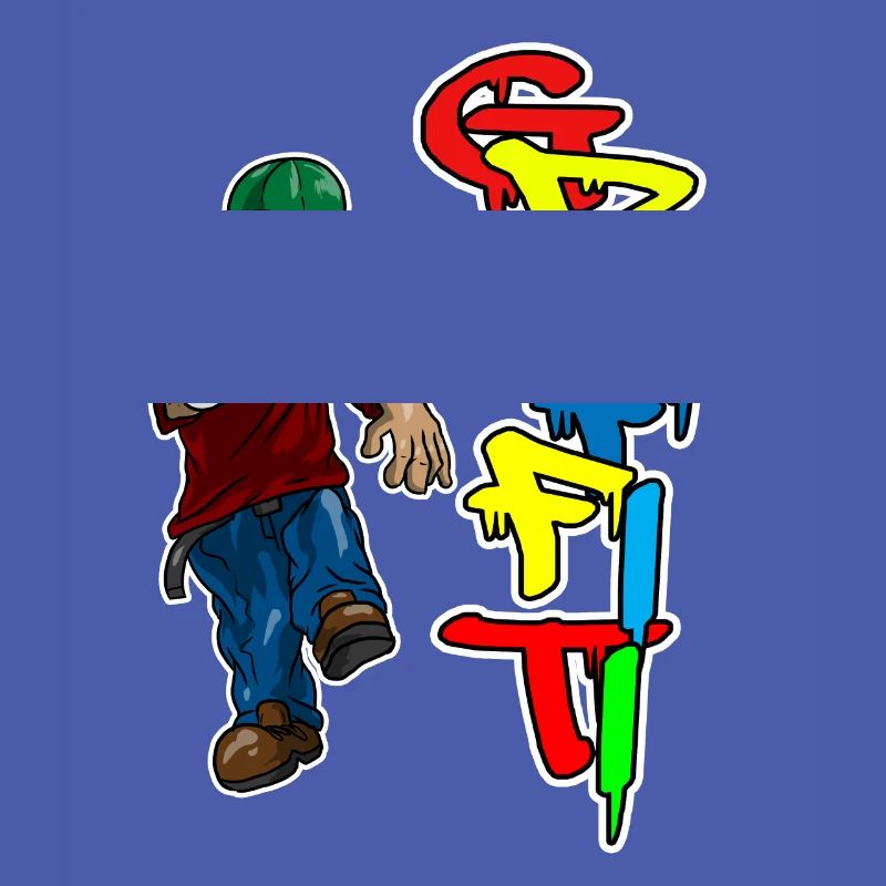 Graffiti Spray Doodle Draw Write Wall Surface Gift