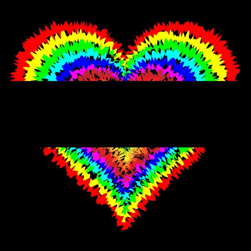 Regenbogen herz