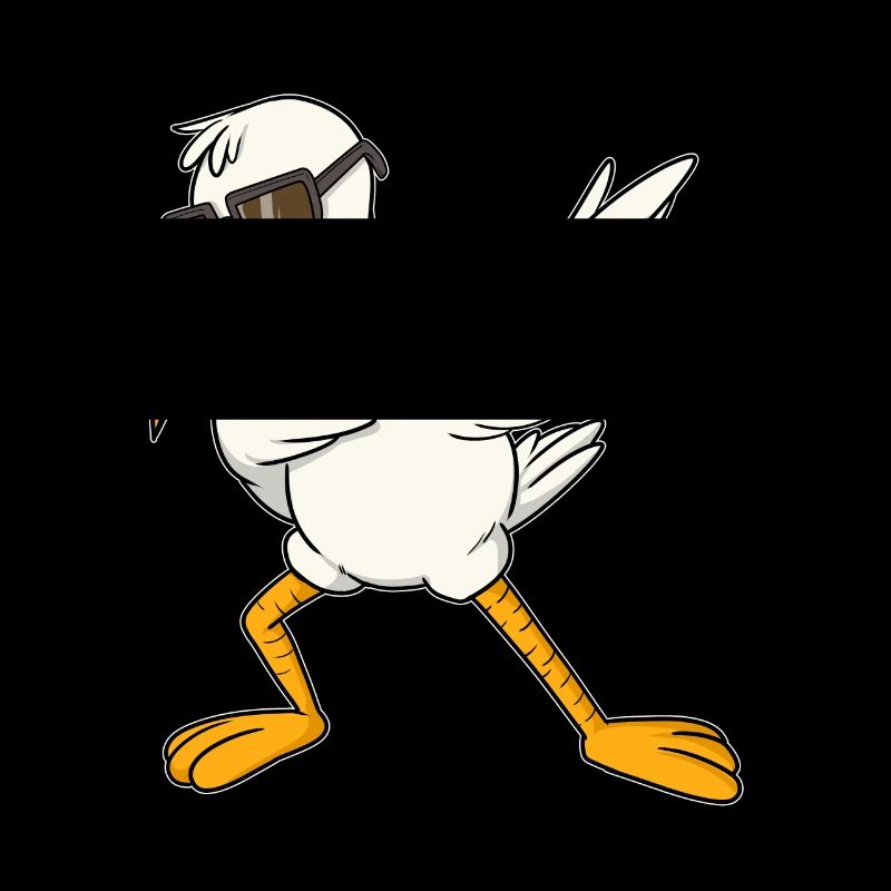 Cool stork dab bird dance float dance step