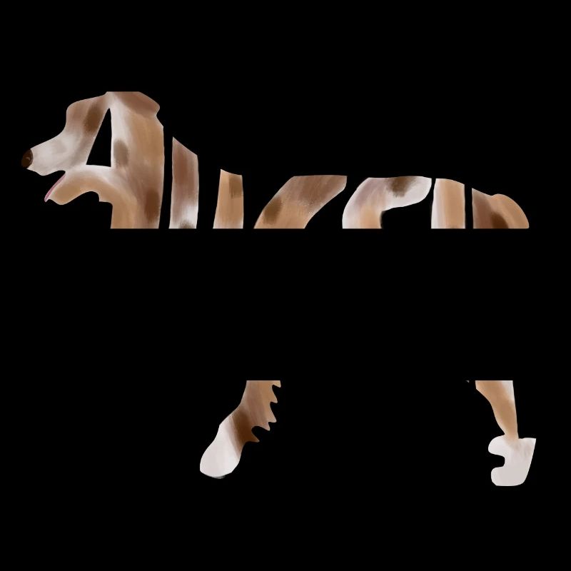 Australian Shepherd Aussie Silhouette