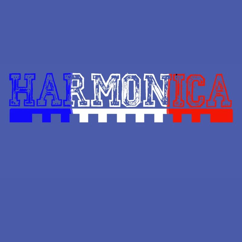 Harmonica player patriot for harmonica player