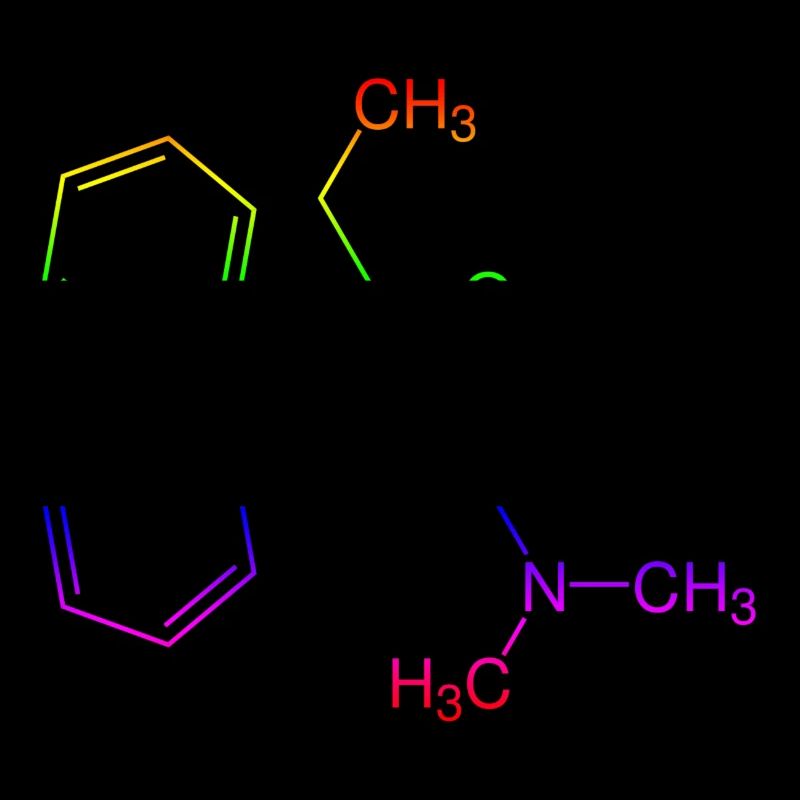 Methadone structural formula