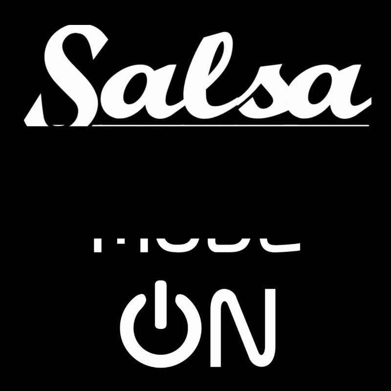 Salsa MODE sur blanc - shirt Salsa Dance