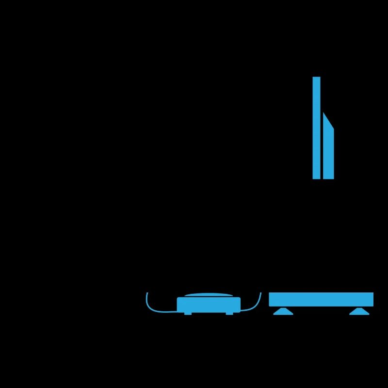 A Boy Plays With His Games Console