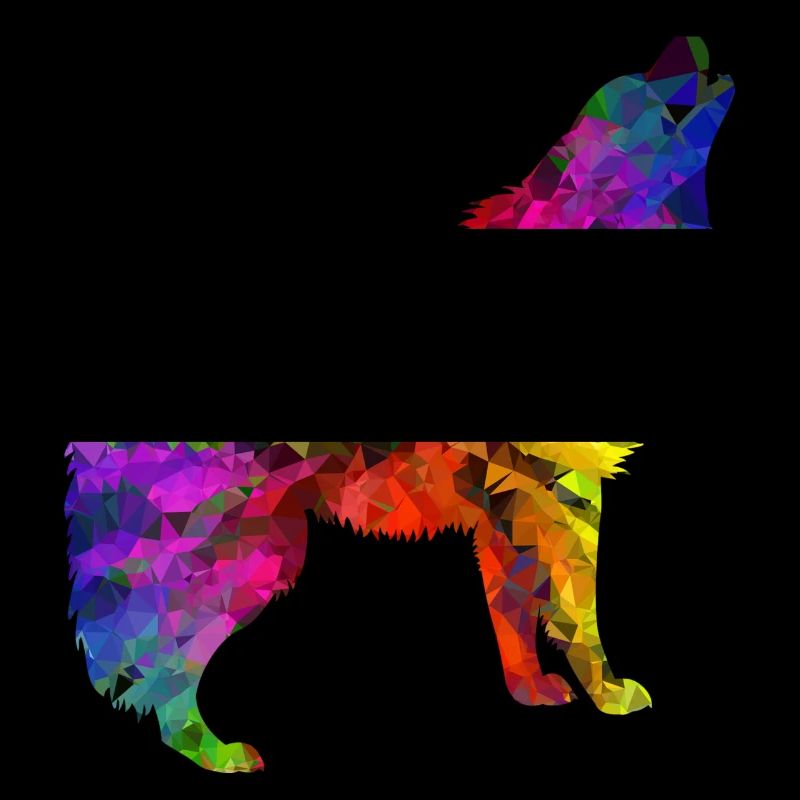 Regenbogen Wolf Edition 2
