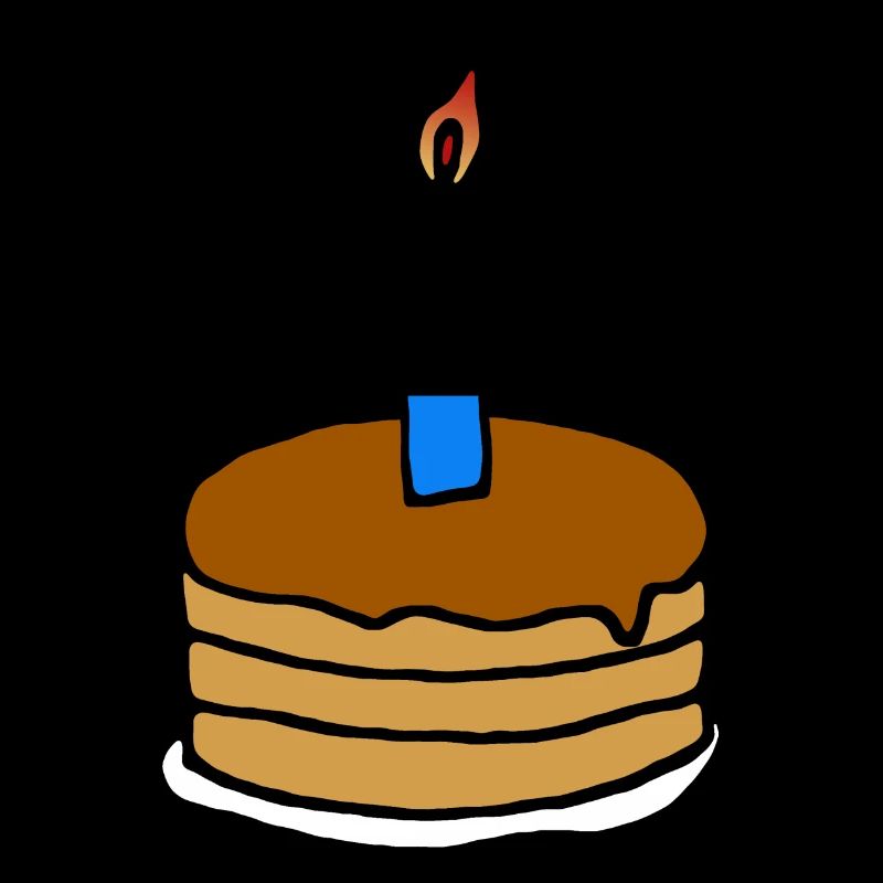 Birthday Cake Comic Design Boy Blue