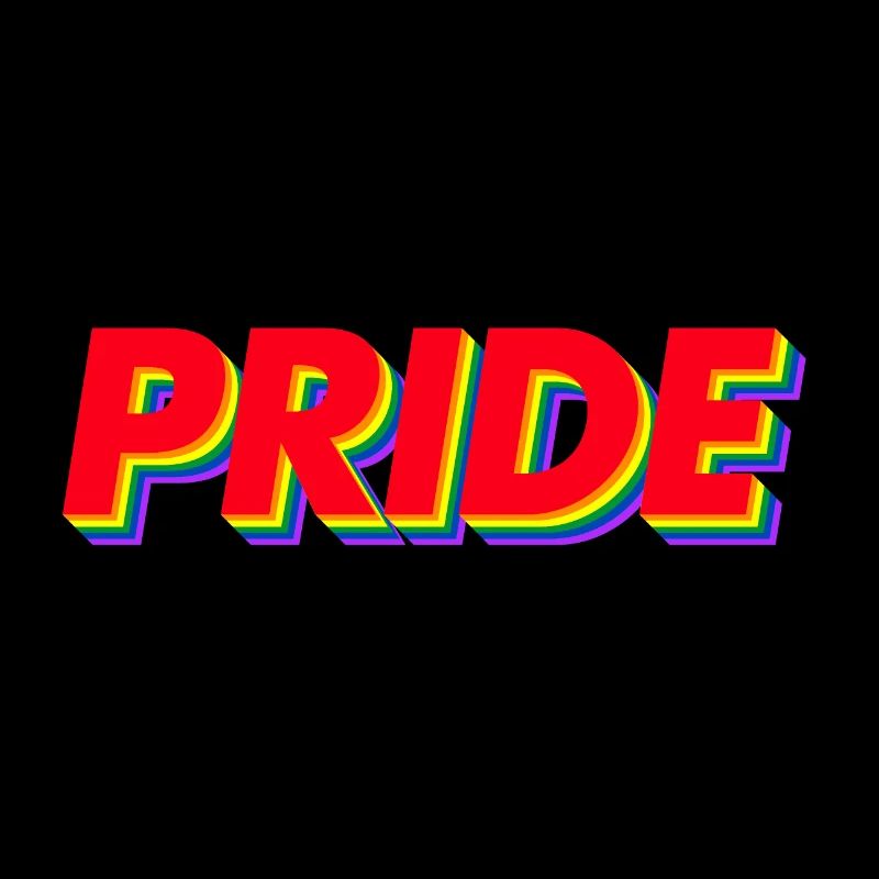 Pride 3D Regenbogenfarben