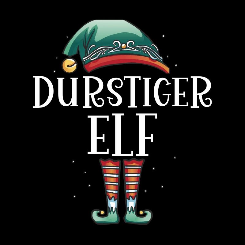 Weihnachten Partnerkostüm Durstige Elf Elfe Elfen