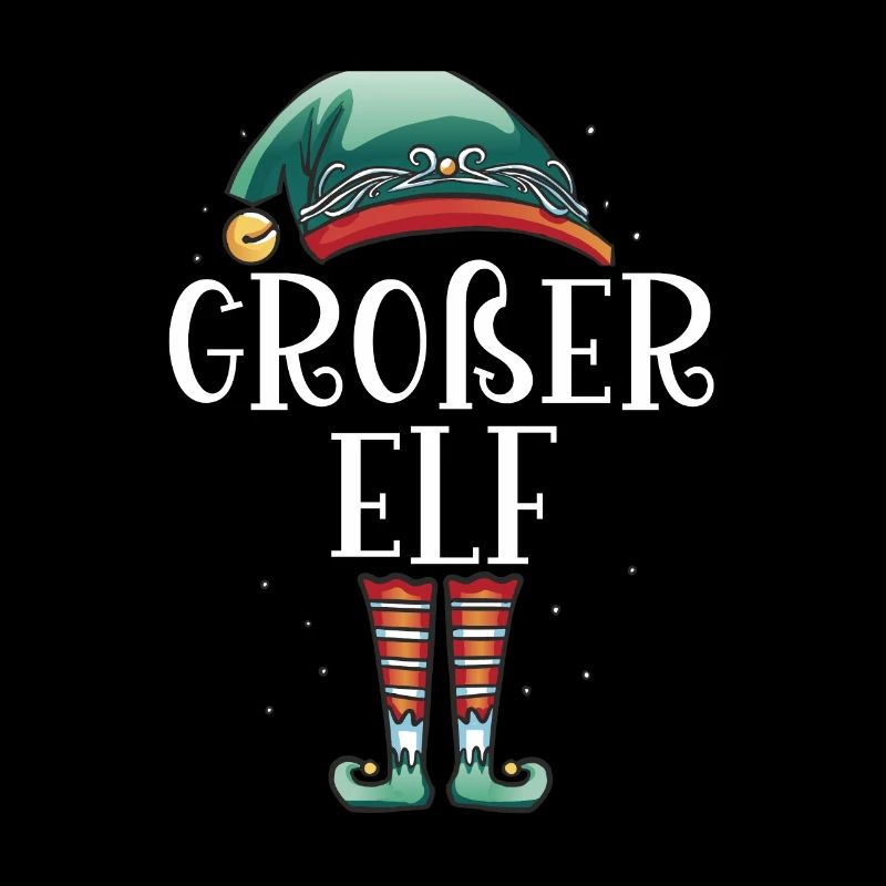 Weihnachten Partnerkostüm Großer Elf Elfe Elfen