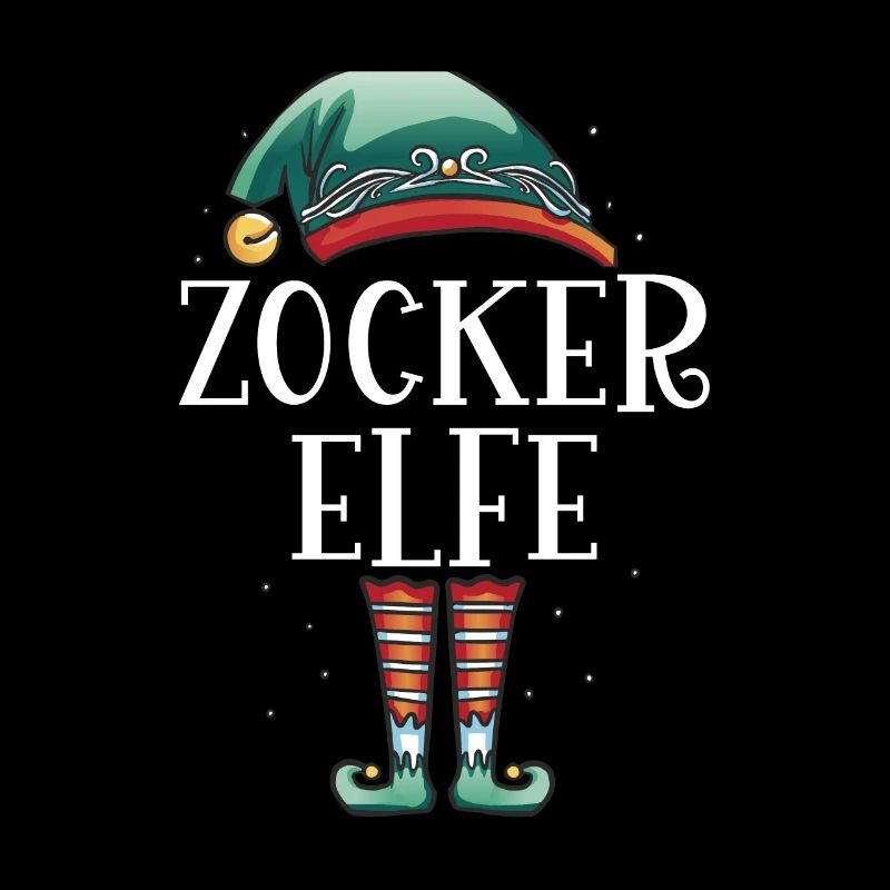Weihnachten Partnerkostüm Zocker Elf Elfe Elfen