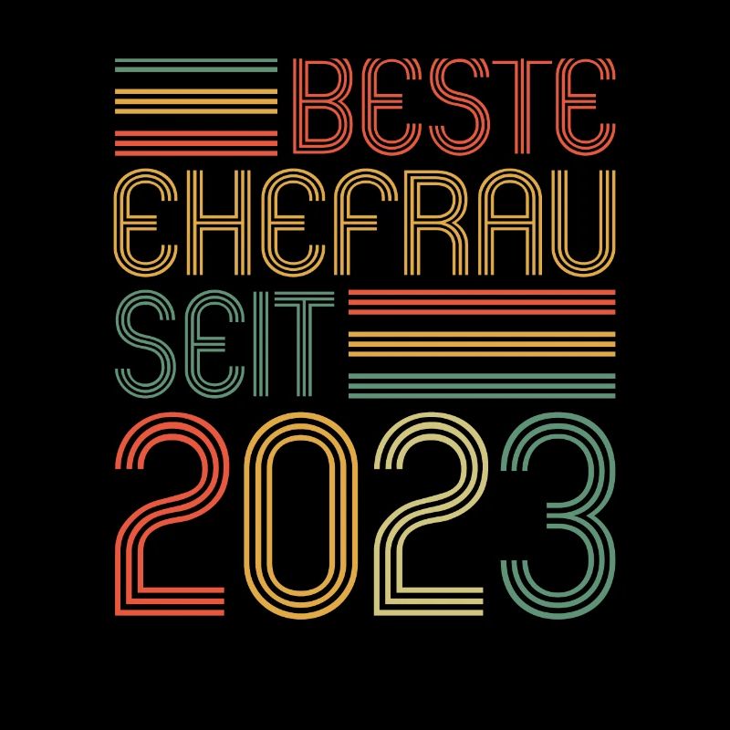 beste Ehefrau seit 2023 1.Hochzeitstag