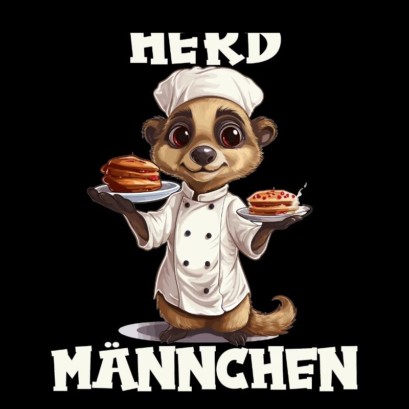 Erdmännchen kochen Koch Kochmütze Herdmännchen