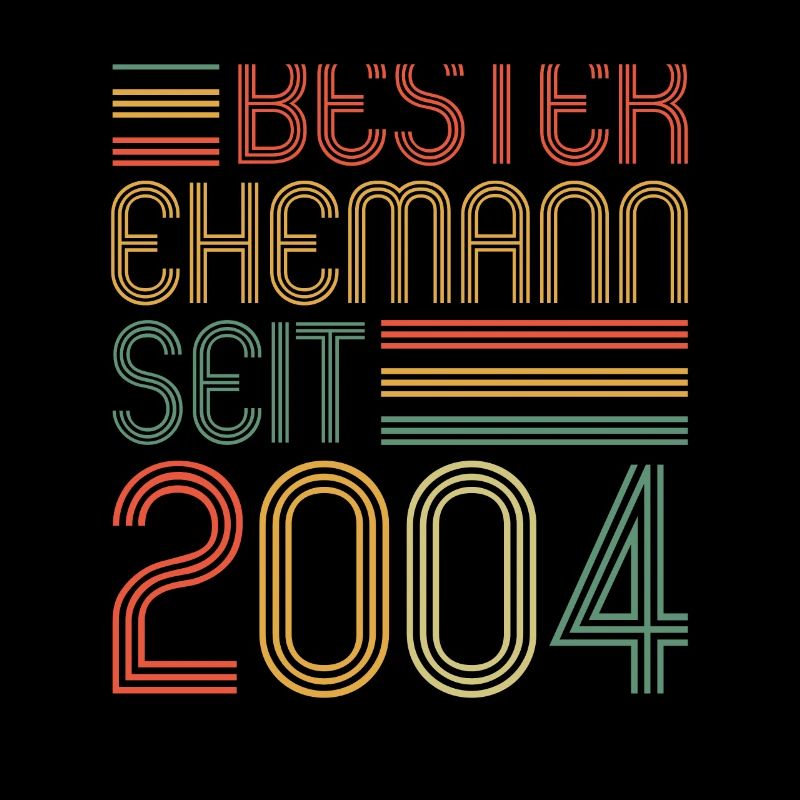 Bester Ehemann seit 2004 20.Hochzeitstag
