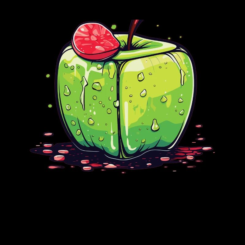 Würfel Apfel Cube Apple