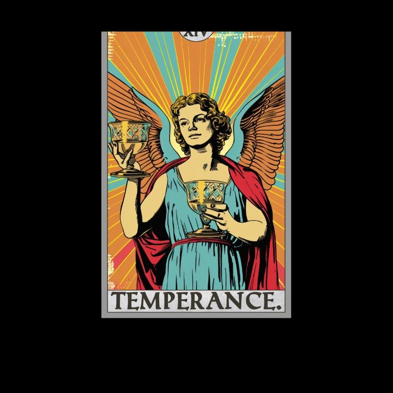 Tarot Card Tarot Card Temperance Temperance