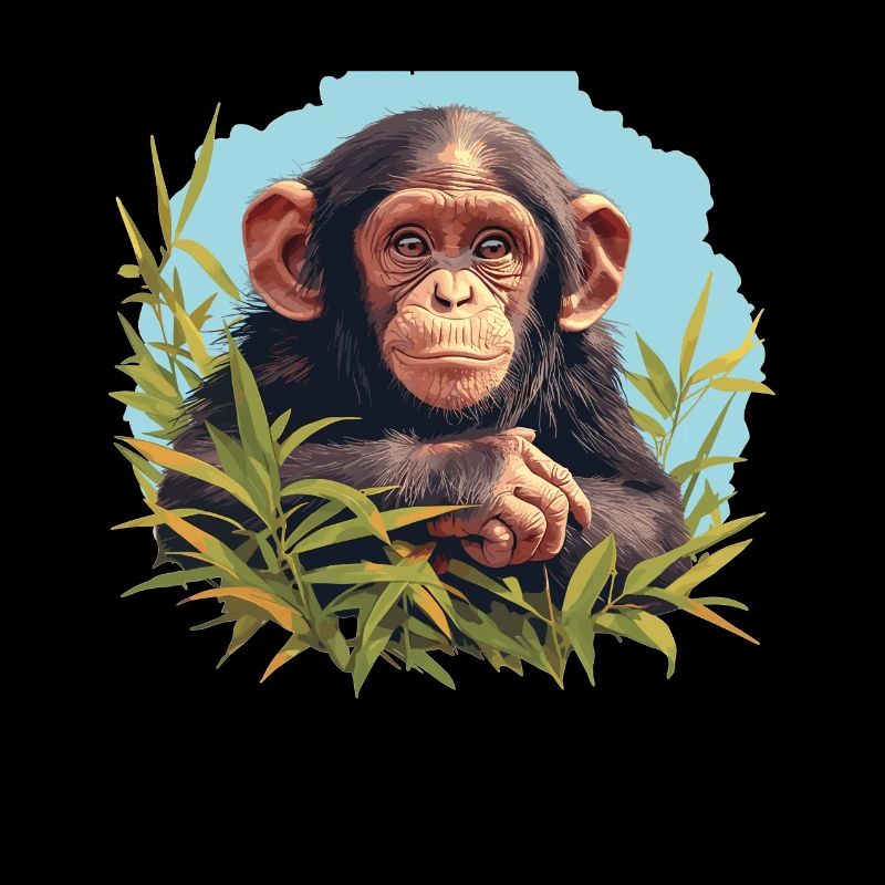 Chimpanzee Schimpansen Schimpanse