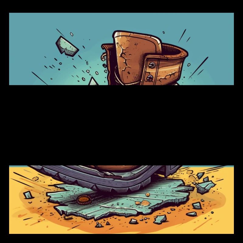 Broken boots