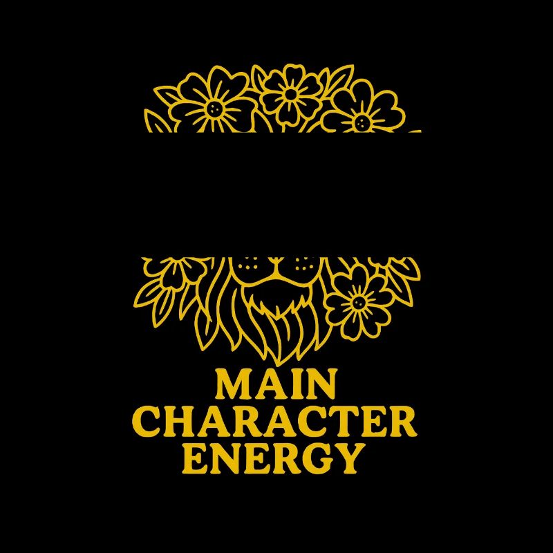 Main Character Energy - Löwe Sternzeichen Design