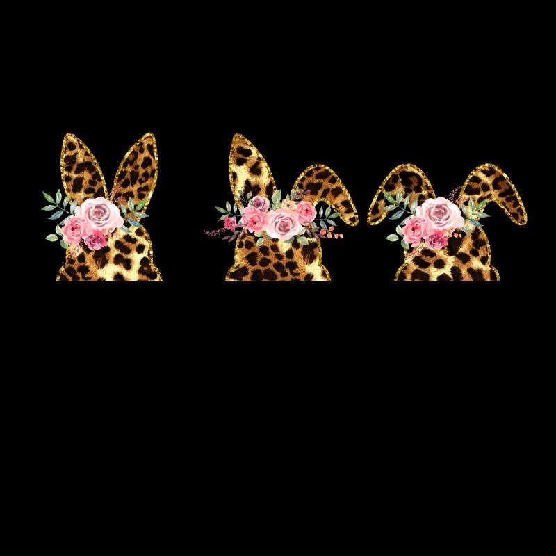 Leopard Easter bunnies Leopard Easter bunnies