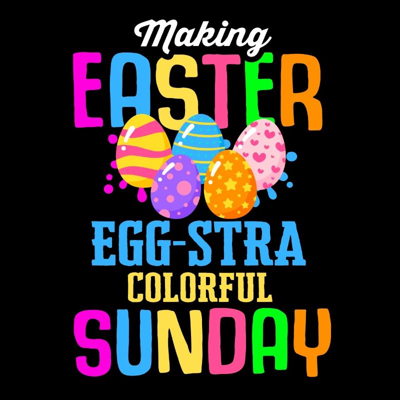 Easter Colorful Egg Dye Rabbit Egg Hunt