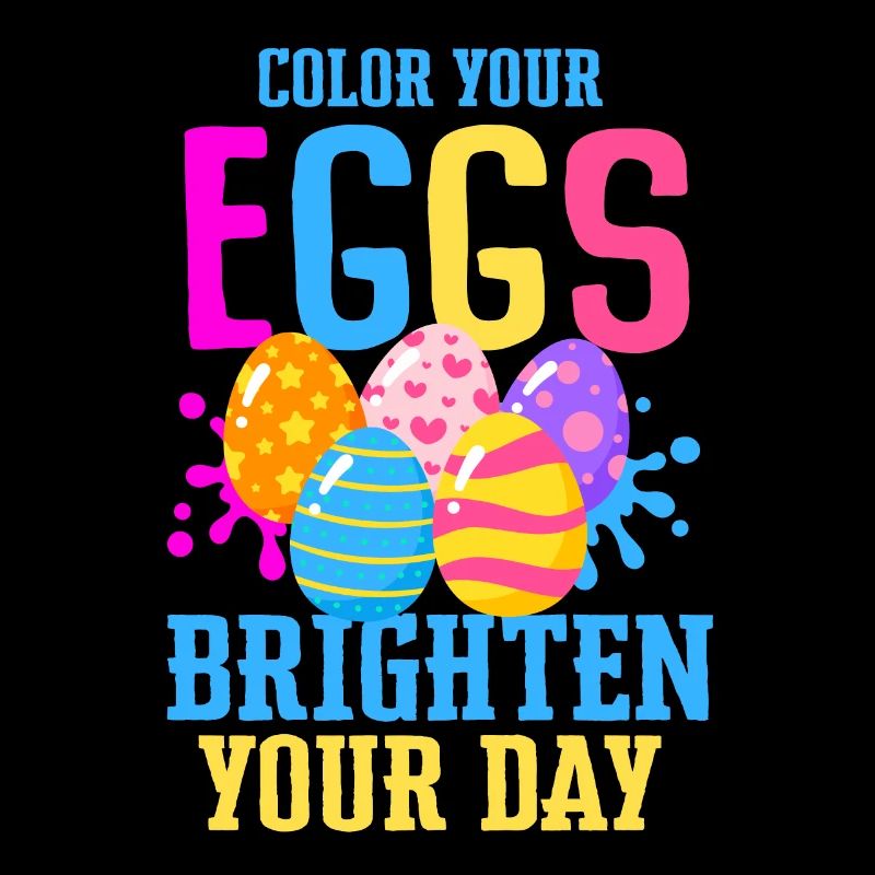 Easter Colorful Egg Dye Rabbit Egg Hunt