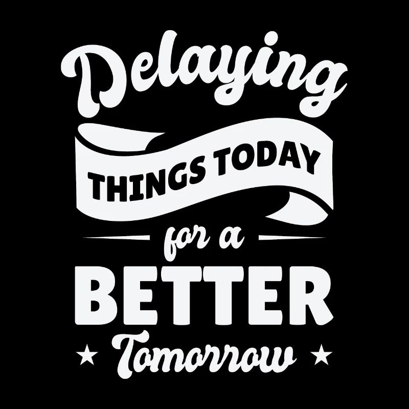 Procrastinating Vintage Fan Procrastinator