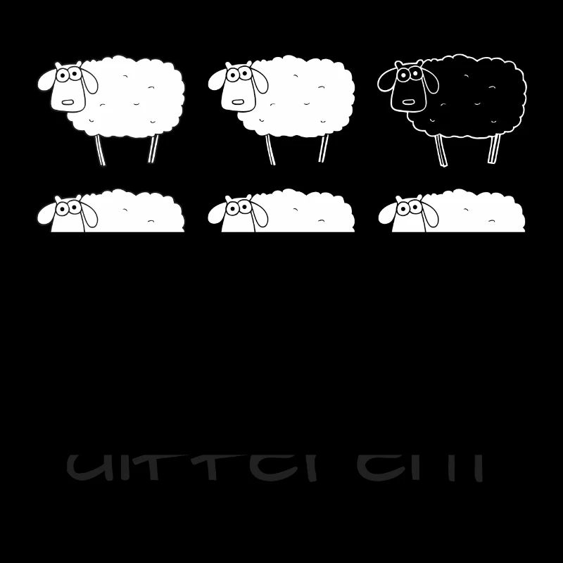 Sei anders - ein schwarzes Schaf