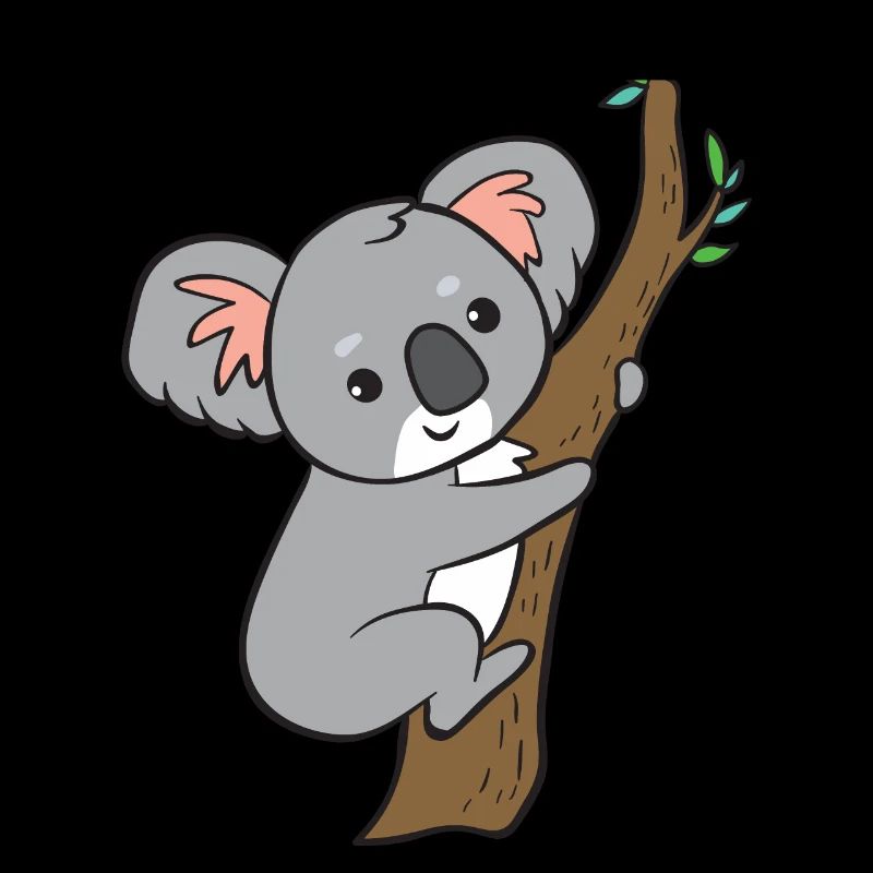 Koala - on tree