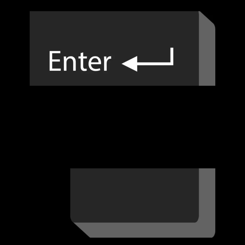 Enter button computer gift idea
