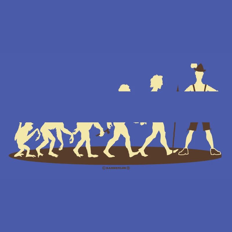 Evolution Bayer - RAHMENLOS Geschenk