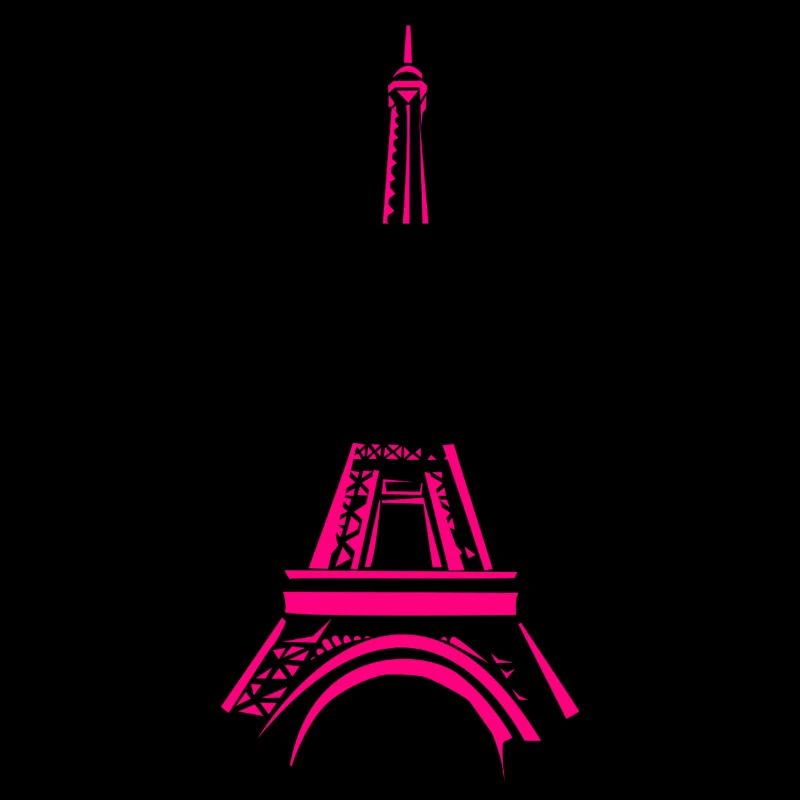 Pink Eiffel Tower