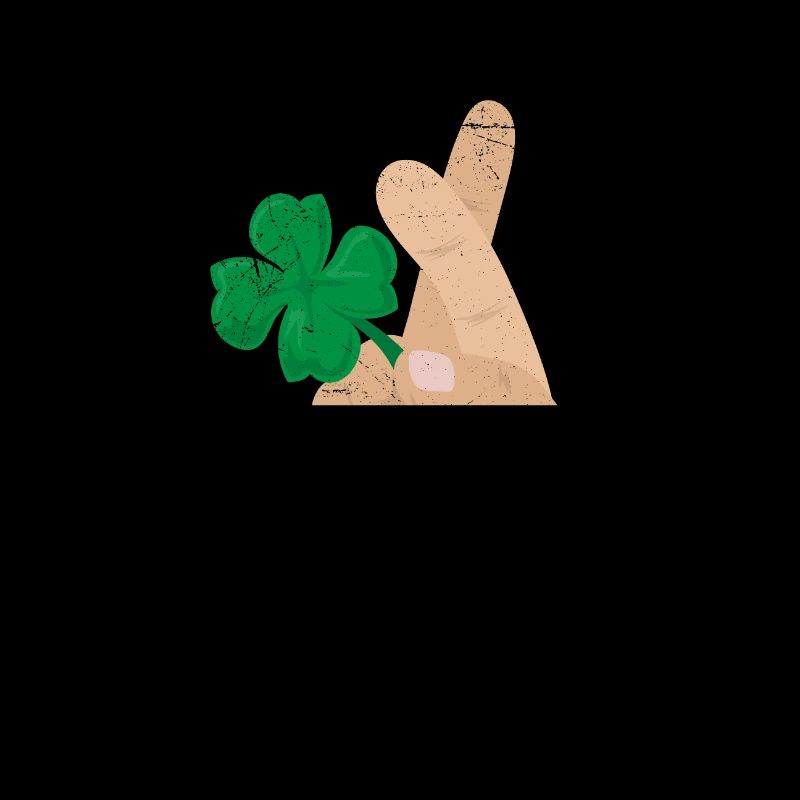 Cloverleaf finger crossed Good luck gift idea