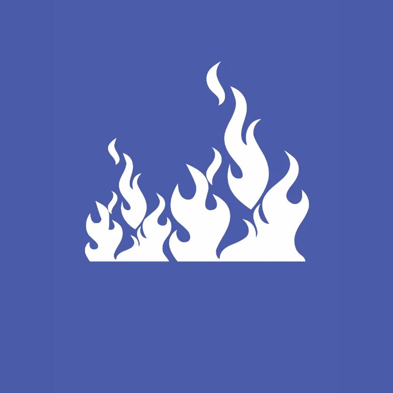 Flammen lodernd beeindruckend