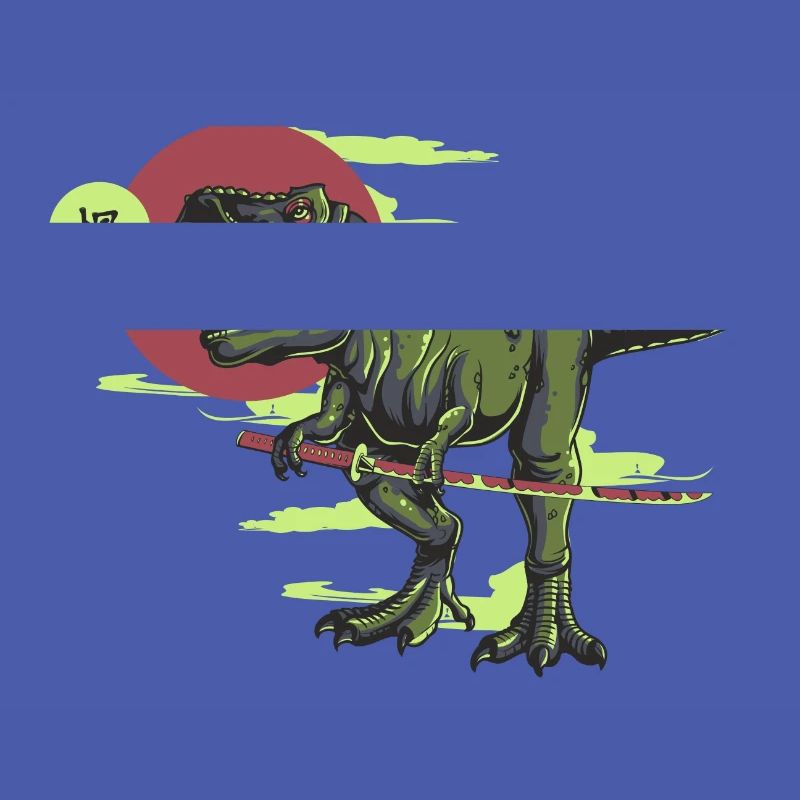 Samurai Rex Dinosaurier