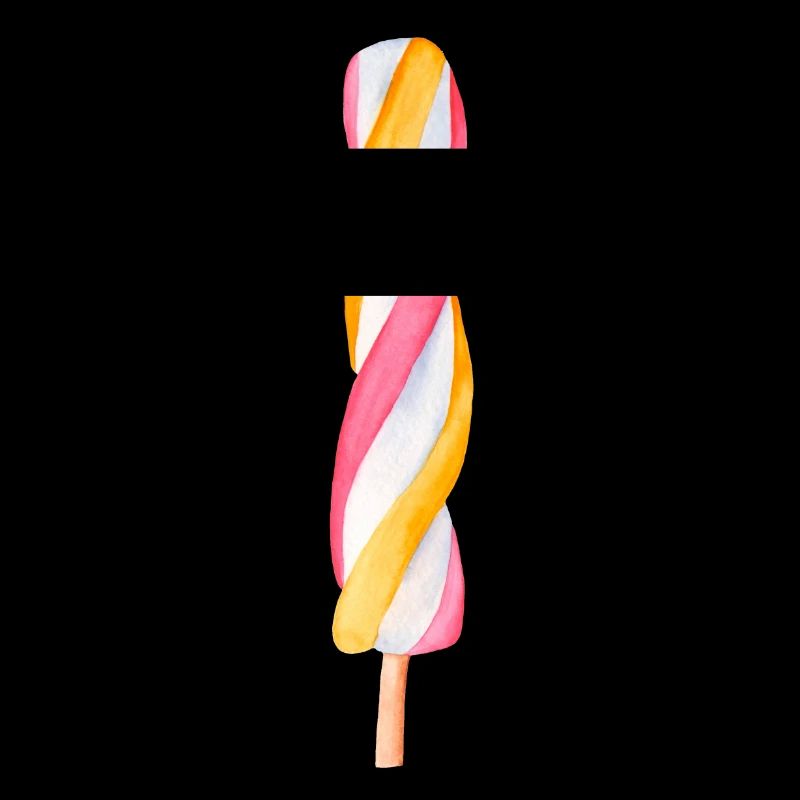 Glace multicolore