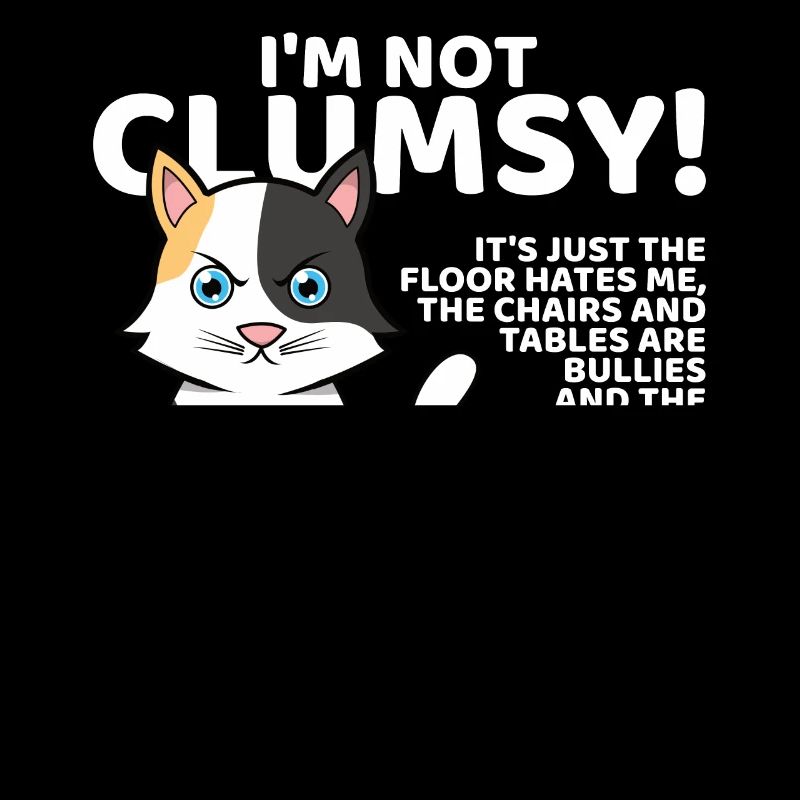 Clumsy Cat Kitty Kitten For Gawky Cat Lovers