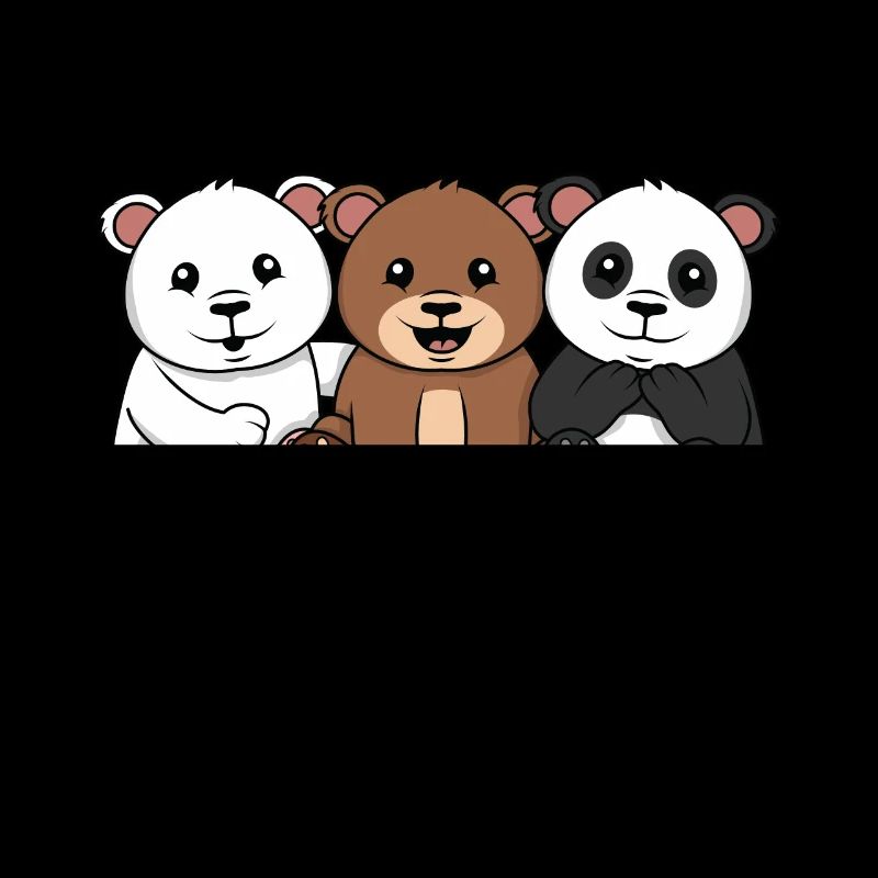 3 Bears 3 Bären Eisbär Bär Panda