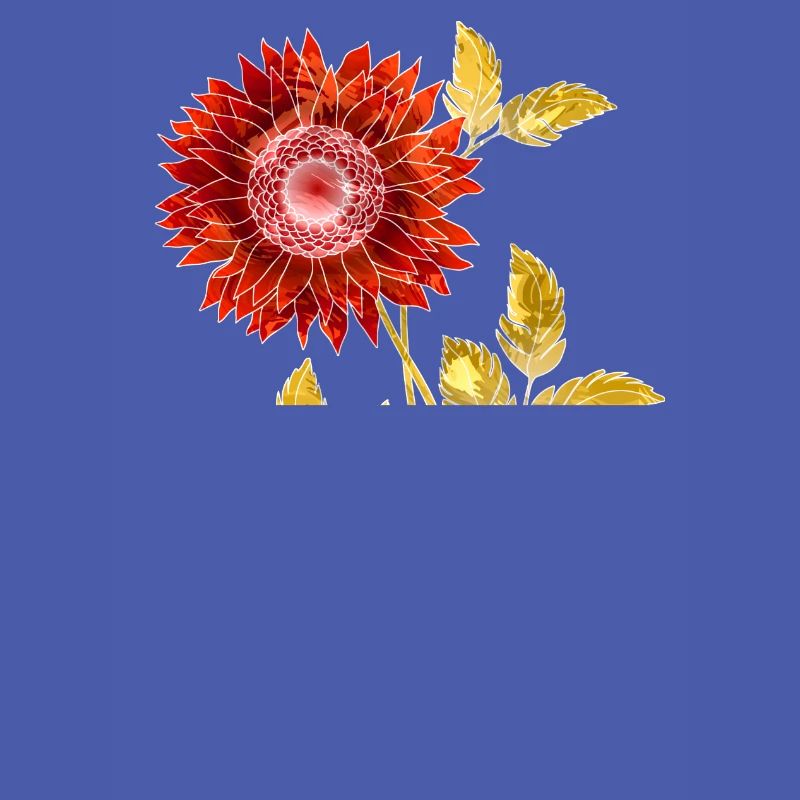 Fleur colorée