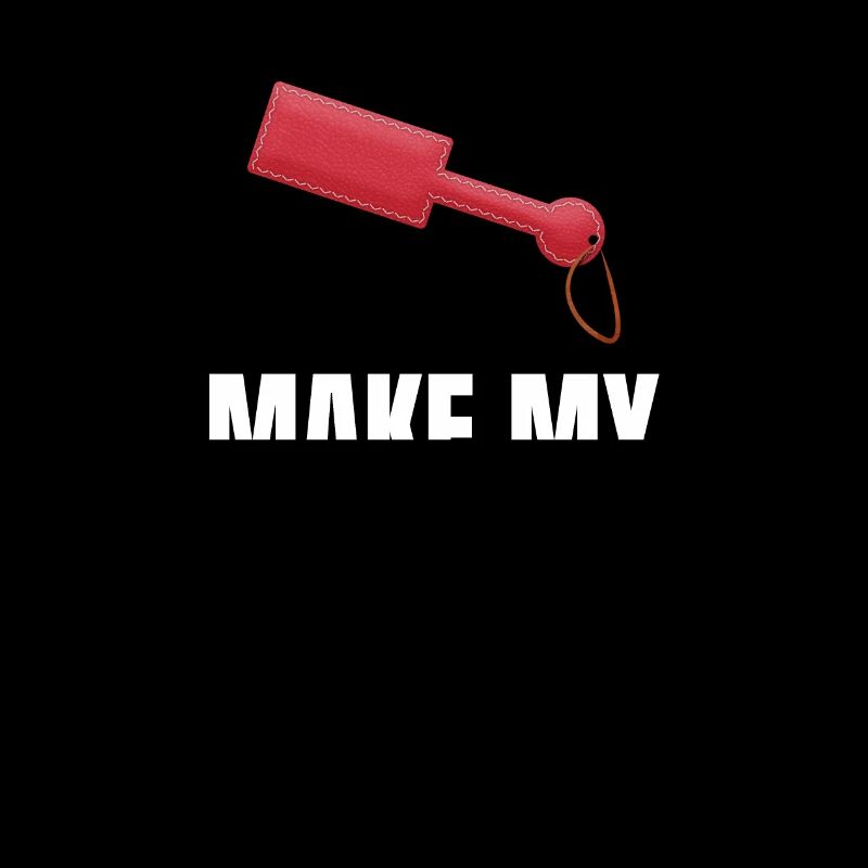 Make My Ass Red again Kinky Paddle en cuir BDSM