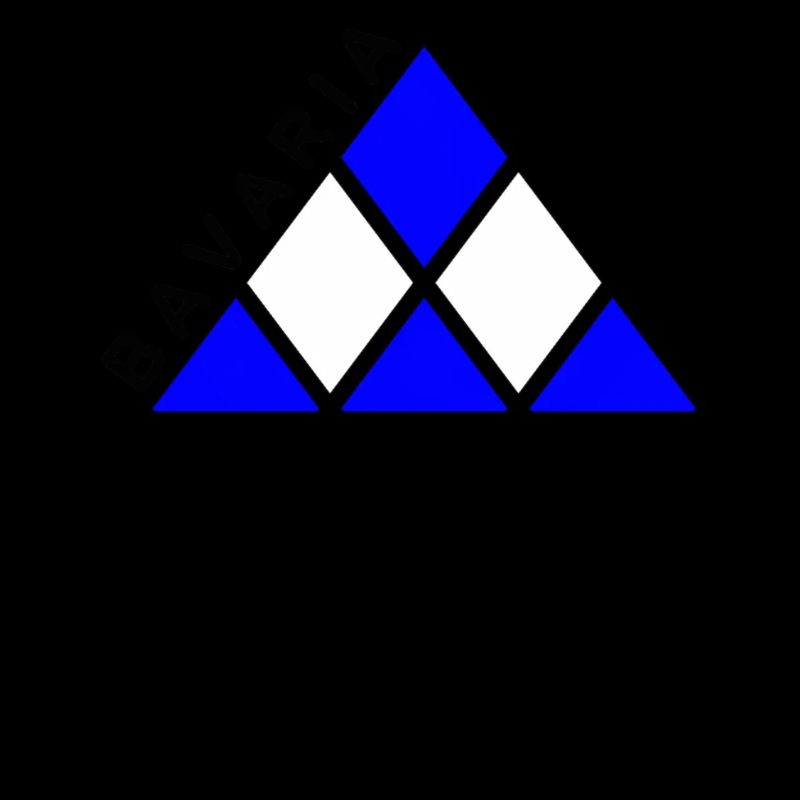 Diamond pattern blue and white Bavaria