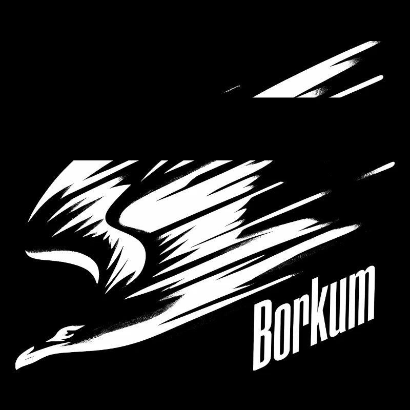 Borkum Dive Low Flyer Seagull Vacation T-Shirt